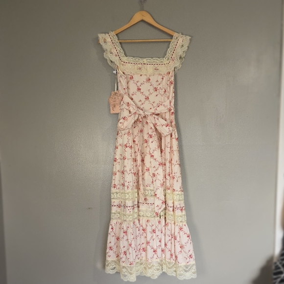 LaceMade Red Garnet Corset Dress NWT - Picture 3 of 11